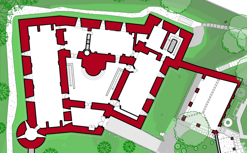 Map of ground floor